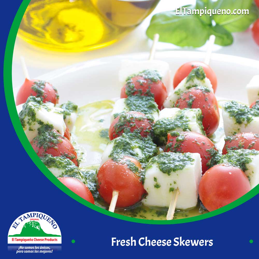 14 Fresh Cheese Skewers