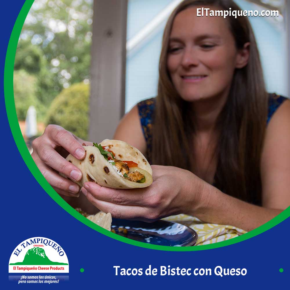 9 Tacos de Bistec con queso