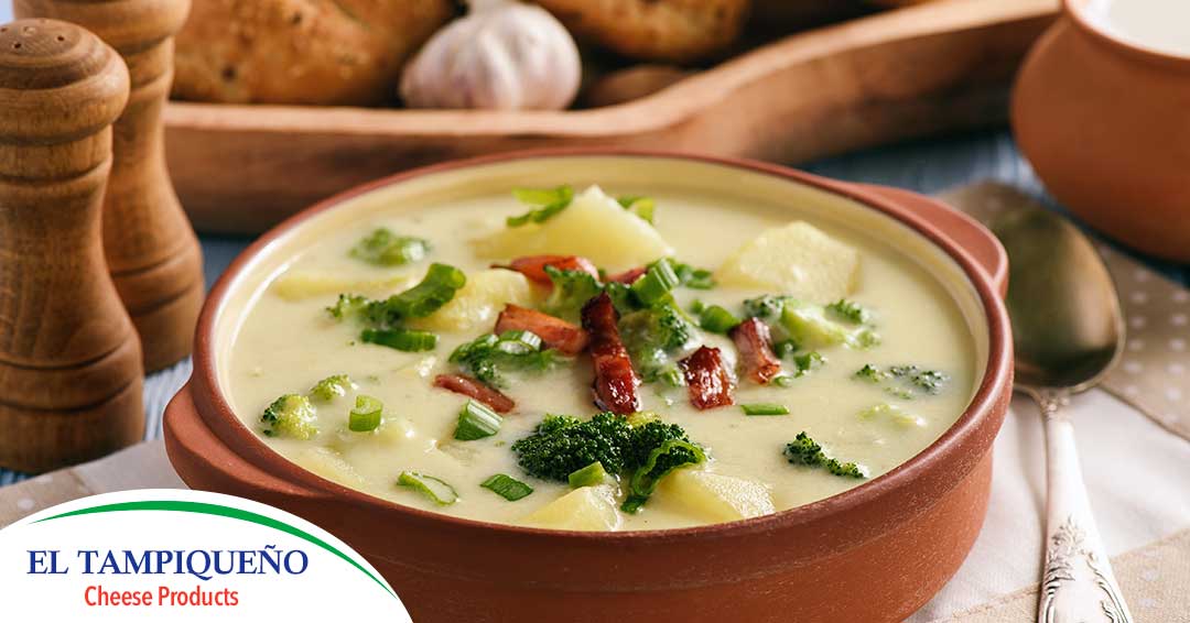 13 Cremosa Sopa de Brocoli y Papa