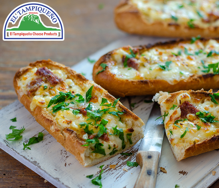 14 Baguette rellena de jamón y queso