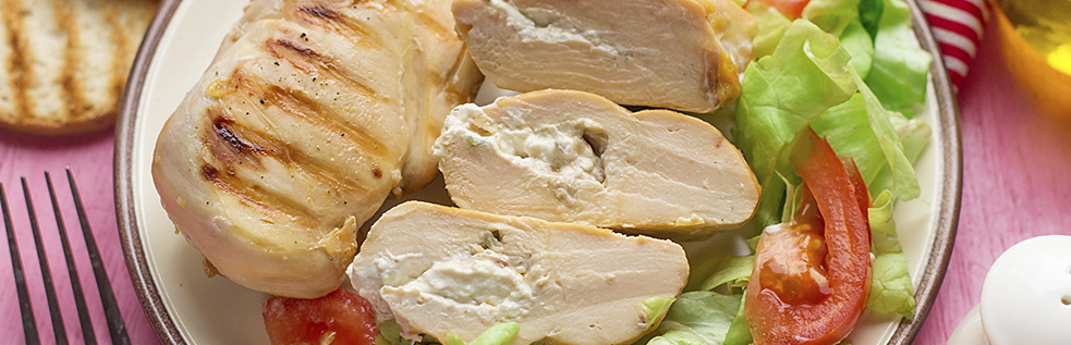 17 Filete de Pavo con Queso Crema