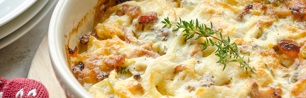 12 Gratin of Potatoes with Garlic Cream